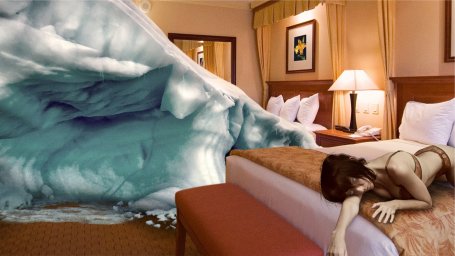 В гостиничный номер с убитой проституткой подкинули айсберг