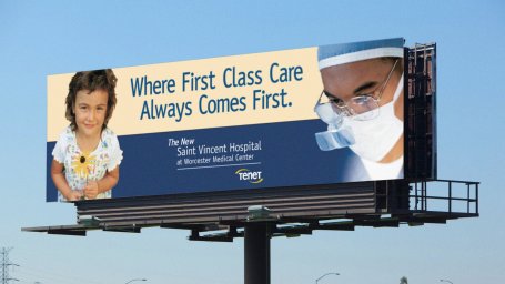 Эффективный рекламный щит заставил водителя внезапно захотеть посетить больницу