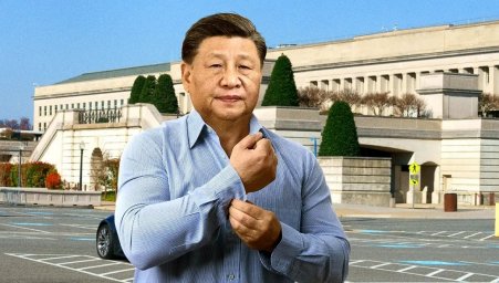 Чиновники Пентагона в панике после того, как президент Китая появился, чтобы сразиться с ними на парковке