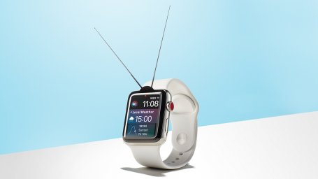 Apple анонсирует новые часы с выдвижной комнатной антенной, которая может принимать более 5и местных каналов