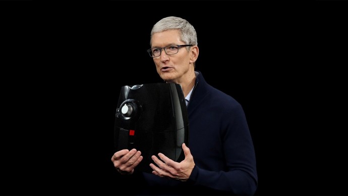 Генеральный директор Apple представил фритюрницу, которую он получил на Рождество