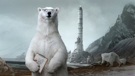 Обнадеживающий отчет показывает, что белые медведи развивают навыки аэрокосмической инженерии, необходимые, чтобы избежать перегрева планеты